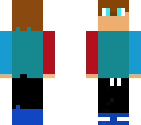 red and blue boy