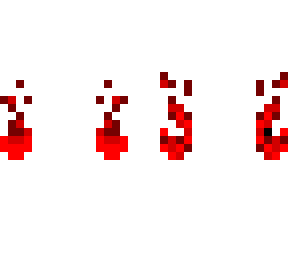 red fire hands accessory for skin