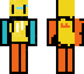 yellow boy minecraft skin electric jess