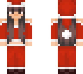 brunette christmas girl