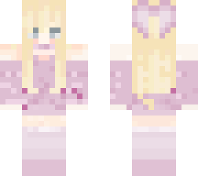 cute pink blonde girl