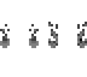 grey fire hands accessory for skin