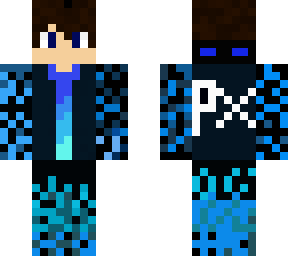 blue mixture skin