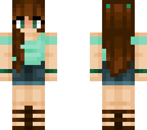 cute mint green skin