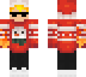 flama humano disfraz de navidad