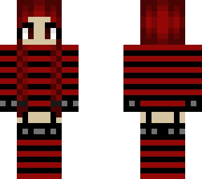 goth girl with braids