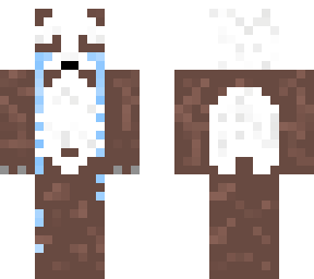 crying brown panda