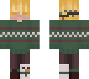 cute christmas boy skin