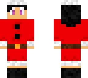 miss claus (with snow on shoulders)