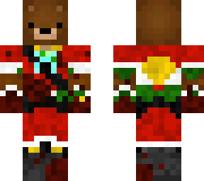 santa. bear battle damage