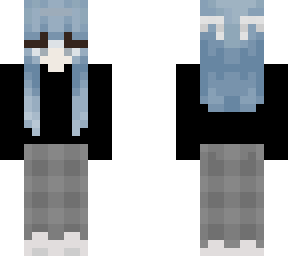 blue hair