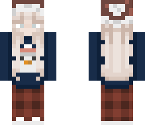 christmas penguin girl