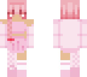 girl in pink dress