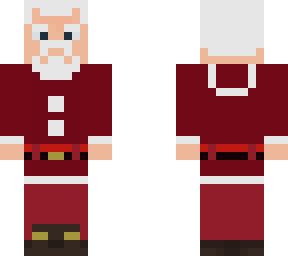 santa claus with short beard a little