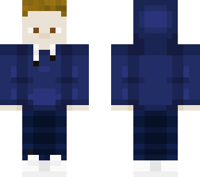 blue hoodie