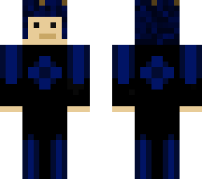 blue person