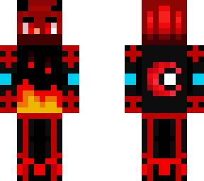 fire and moon