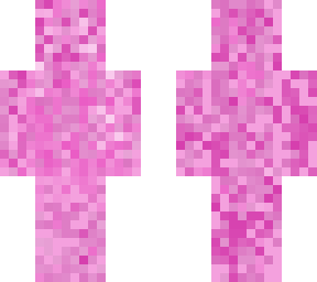 pink glitch pixel scatter skin