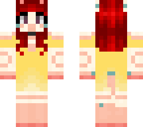 yellow sun dress (peaches)