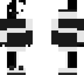 black anad white bear [with hoodie]