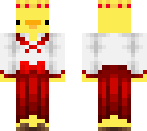duck in a japanese kimono