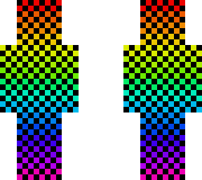 rainbow man with thing