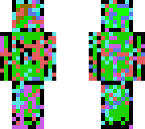 gliched person
