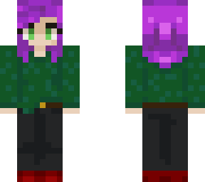 purple haired girl (casual)