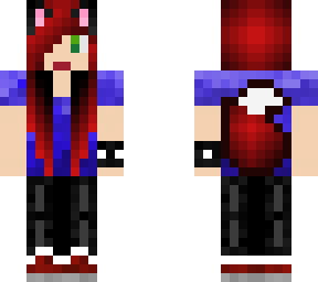red wolf skin (purple shirt)