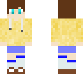 squid human yellow outfit