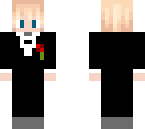 blonde boy tuxedo