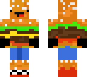 hamburger with little clothes