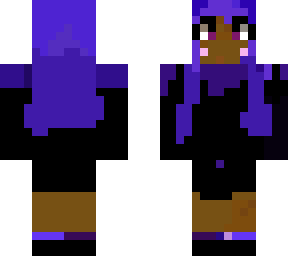 purple girl skin