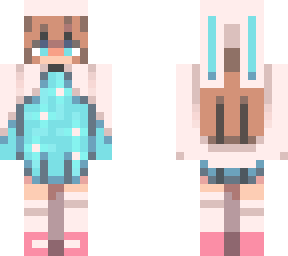. snow bunny . | Minecraft Skin