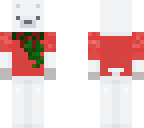 christmas polar bear