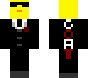 drippy duck with suit