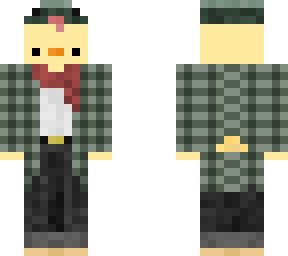duck with a flannel