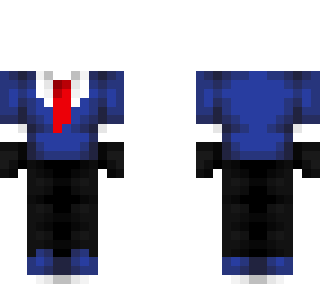 black suit red tie | Minecraft Skins