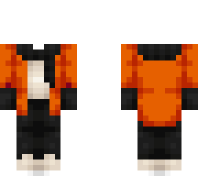 ob - simple tangerine winter coat w/ scarf