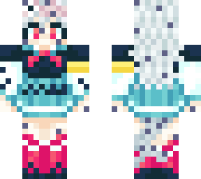 topi salmon girl skin