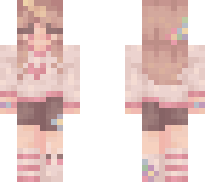 unicorns and flowers // birthday skin