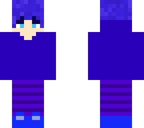 blue emo boy