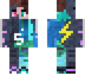 half-cyborgboy (credit to spikyfang for lighing bolt)