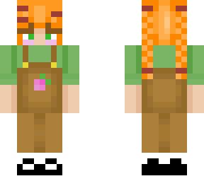 orange hair farm girl