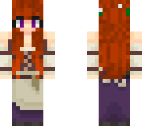 red haired bartender girl