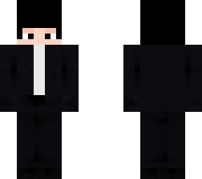 black suited boy