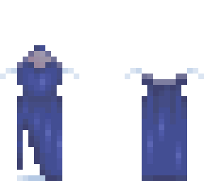 blue dress