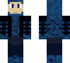 blue man