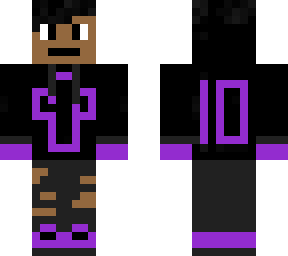 purple and black