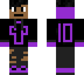 purple and black